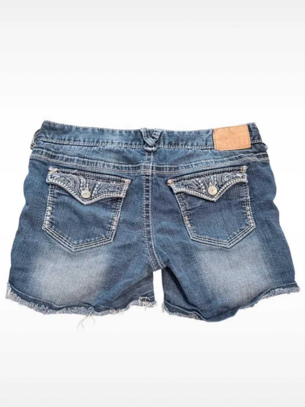 Amethyst Vintage Denim Jean Shorts Flap Pockets Size 11